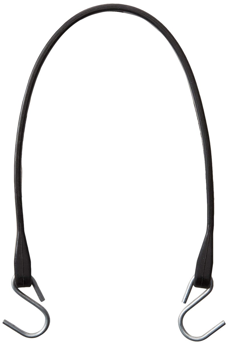 kitchentoolz 21" Inch 10 Pack Rubber Bungee Cords with Metal Hooks for Flatbed Trucks- Heavy Duty Tarp Tie Down Straps - Image 3